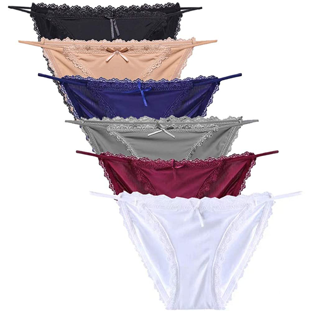Women Sexy Lace Silky Briefs Underwear Manufacturer