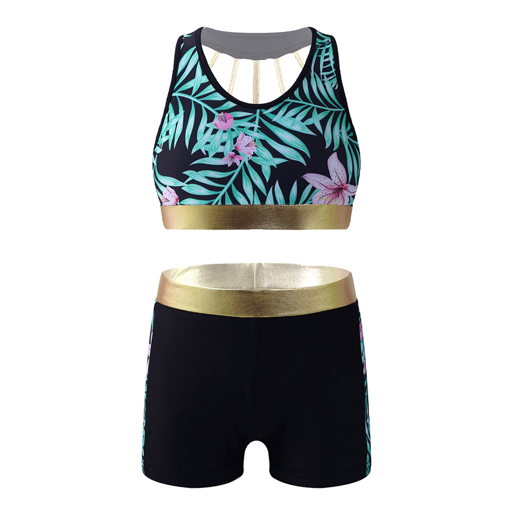 Girls Polyester Sport Wear Set Underwear Manufacturer