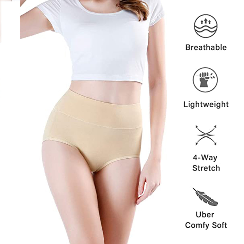 Women Bamboo High Waist Brief Underwear Manufacturer
