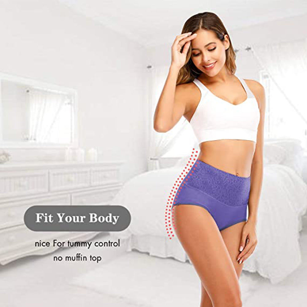 Women Cotton High Waist Brief Underwear Manufacturer