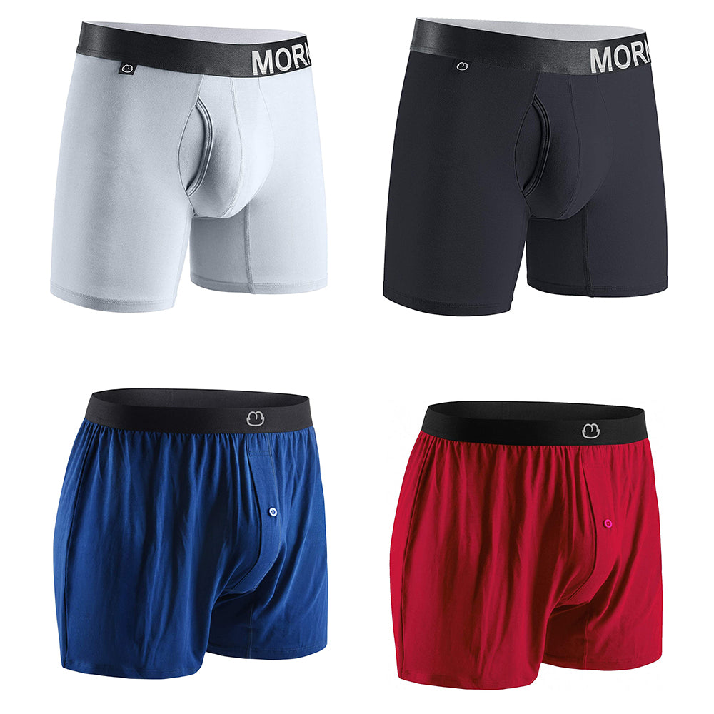 Men Soft Bamboo Boxer Brief Underwear Manufacturer