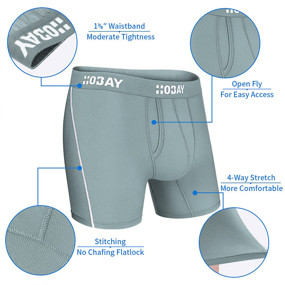 Men Open Fly Boxer Brief Underwear Manufacturer