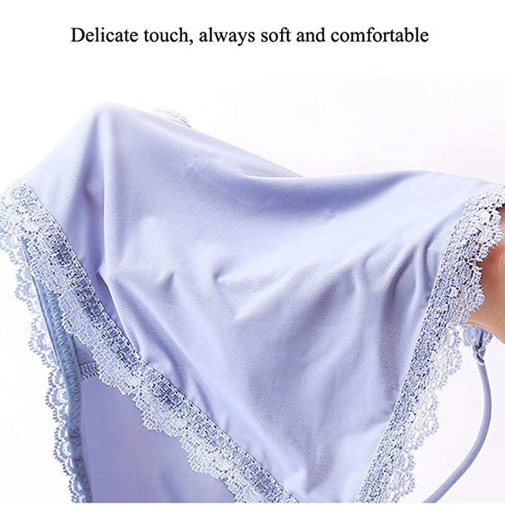 Women Sexy Lace Silky Briefs Underwear Manufacturer