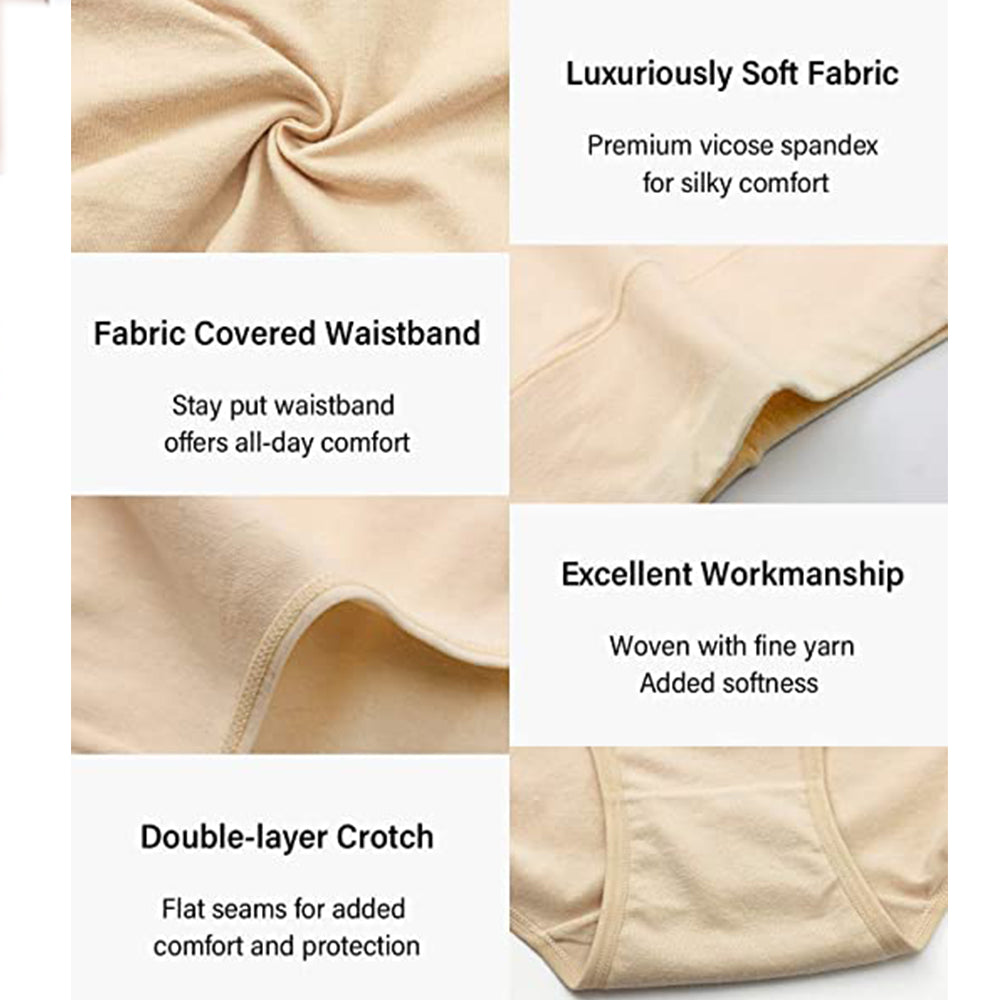Women Bamboo High Waist Brief Underwear Manufacturer