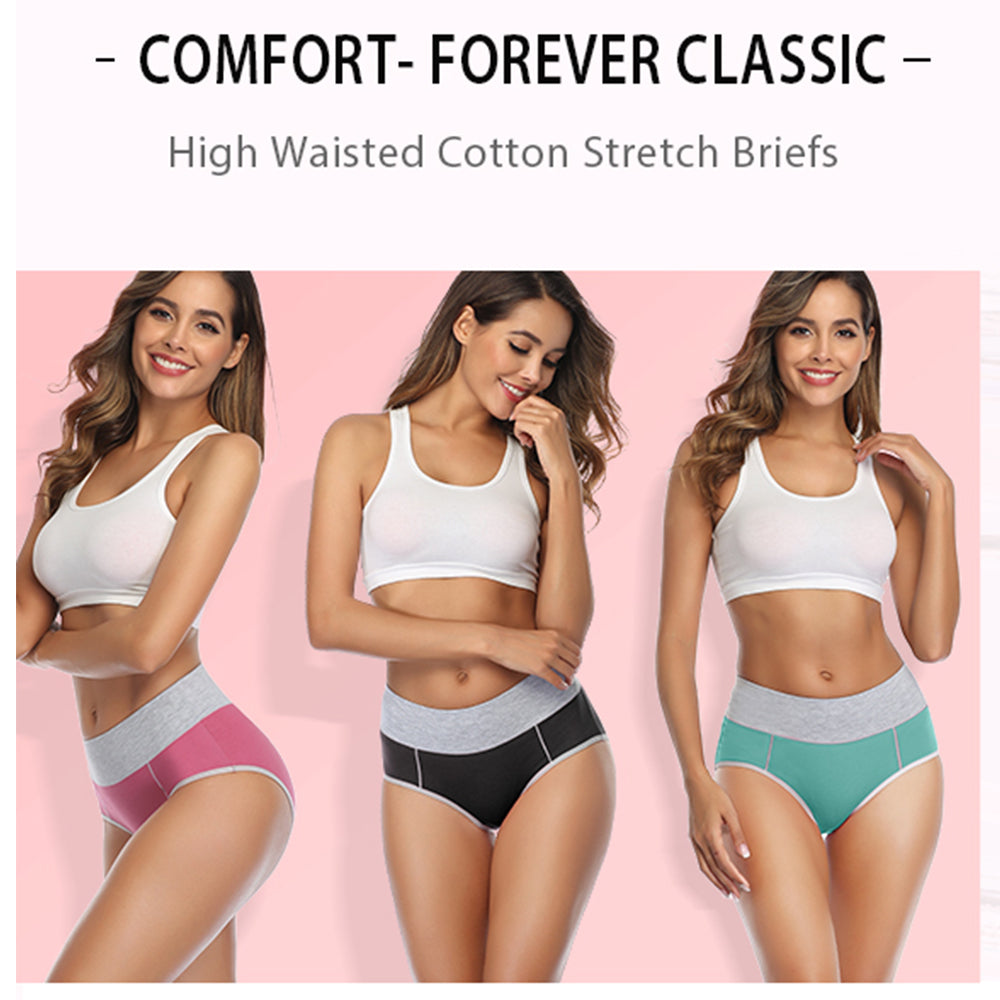 Women Cotton High Waist Brief Underwear Manufacturer