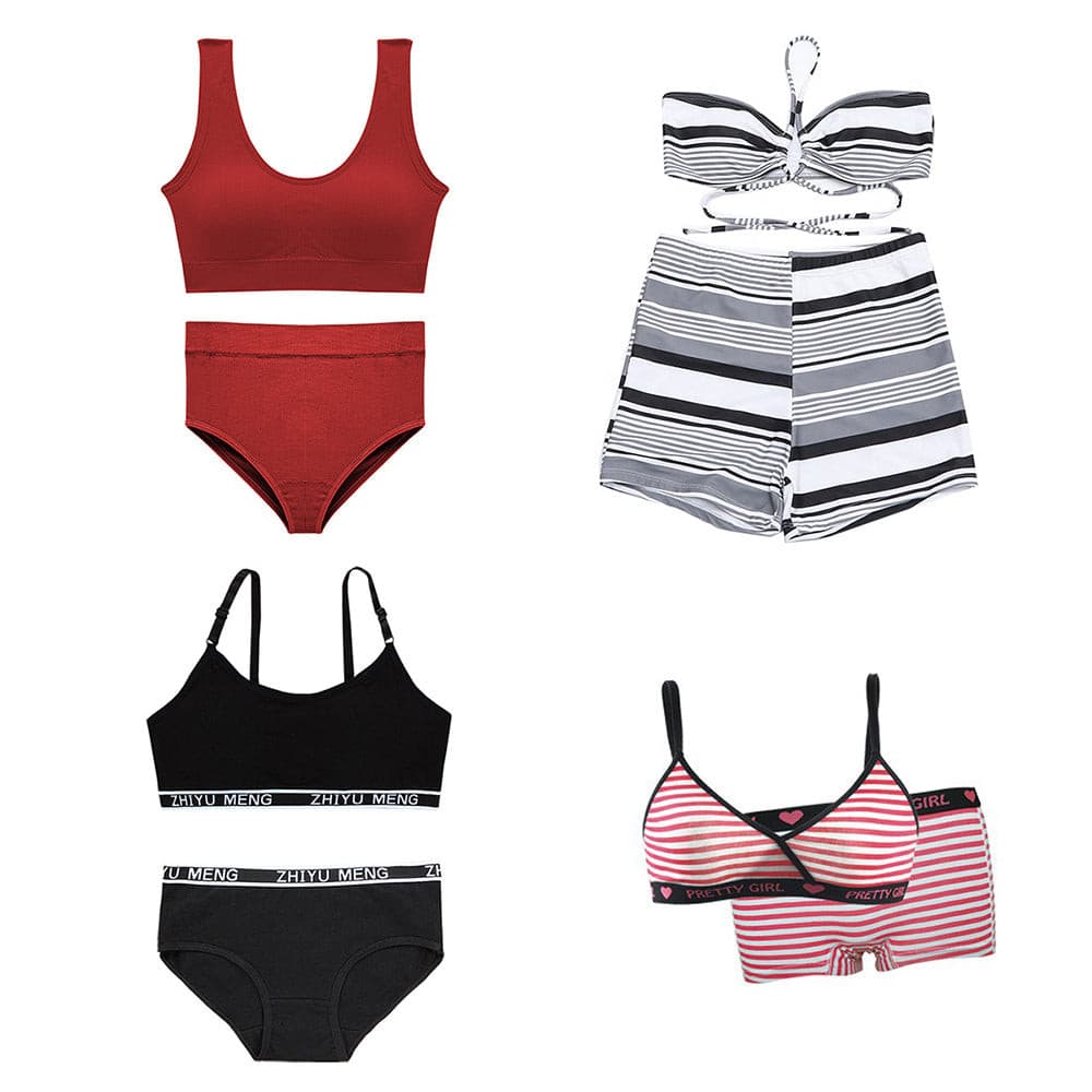 Girl Boxer Brief Set Underwear Manufacturer Factory