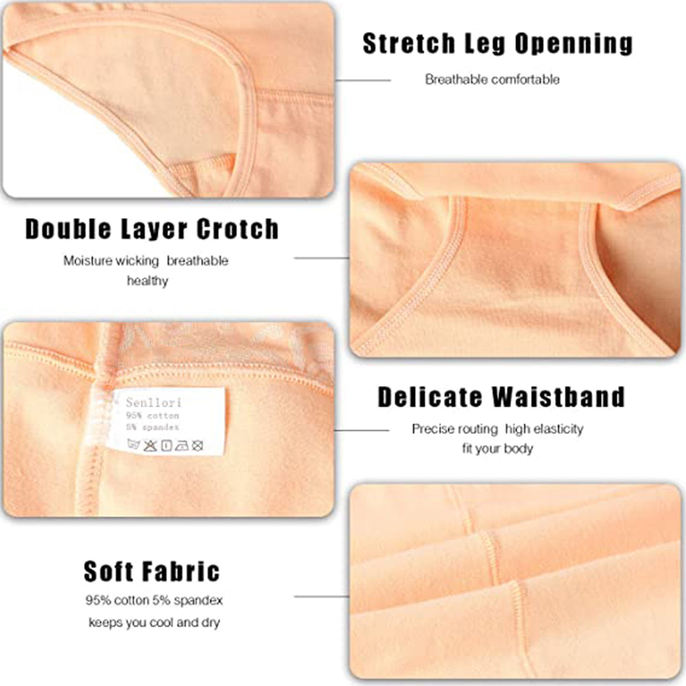 Women Cotton High Waist Brief Underwear Manufacturer