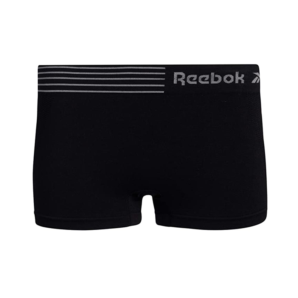  Reebok Womens Underwear - 3 Pack Seamless Long Leg Boyshort  Panties