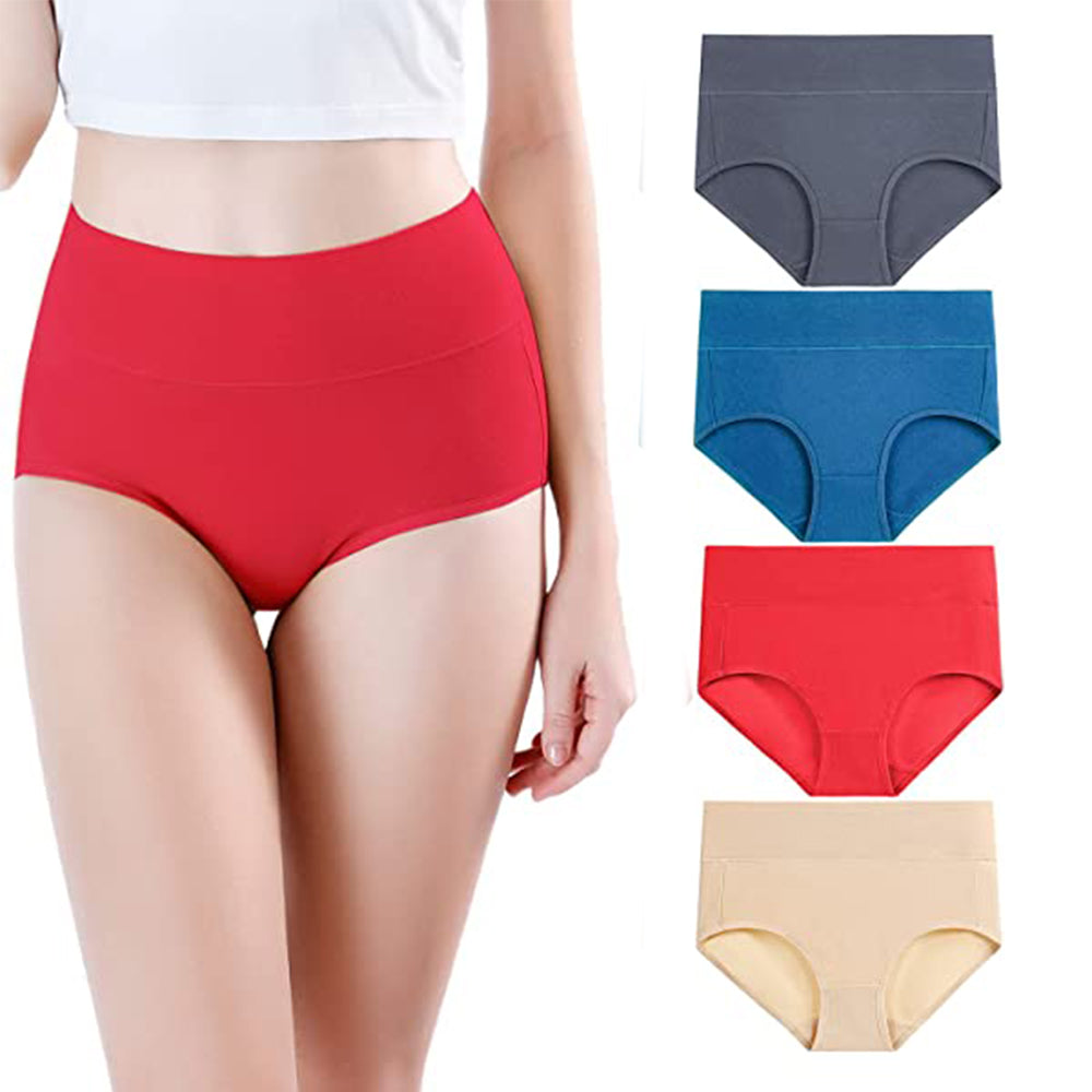 B2BODY Women's High Waist Cool Feel Brief Underwear Panties Small
