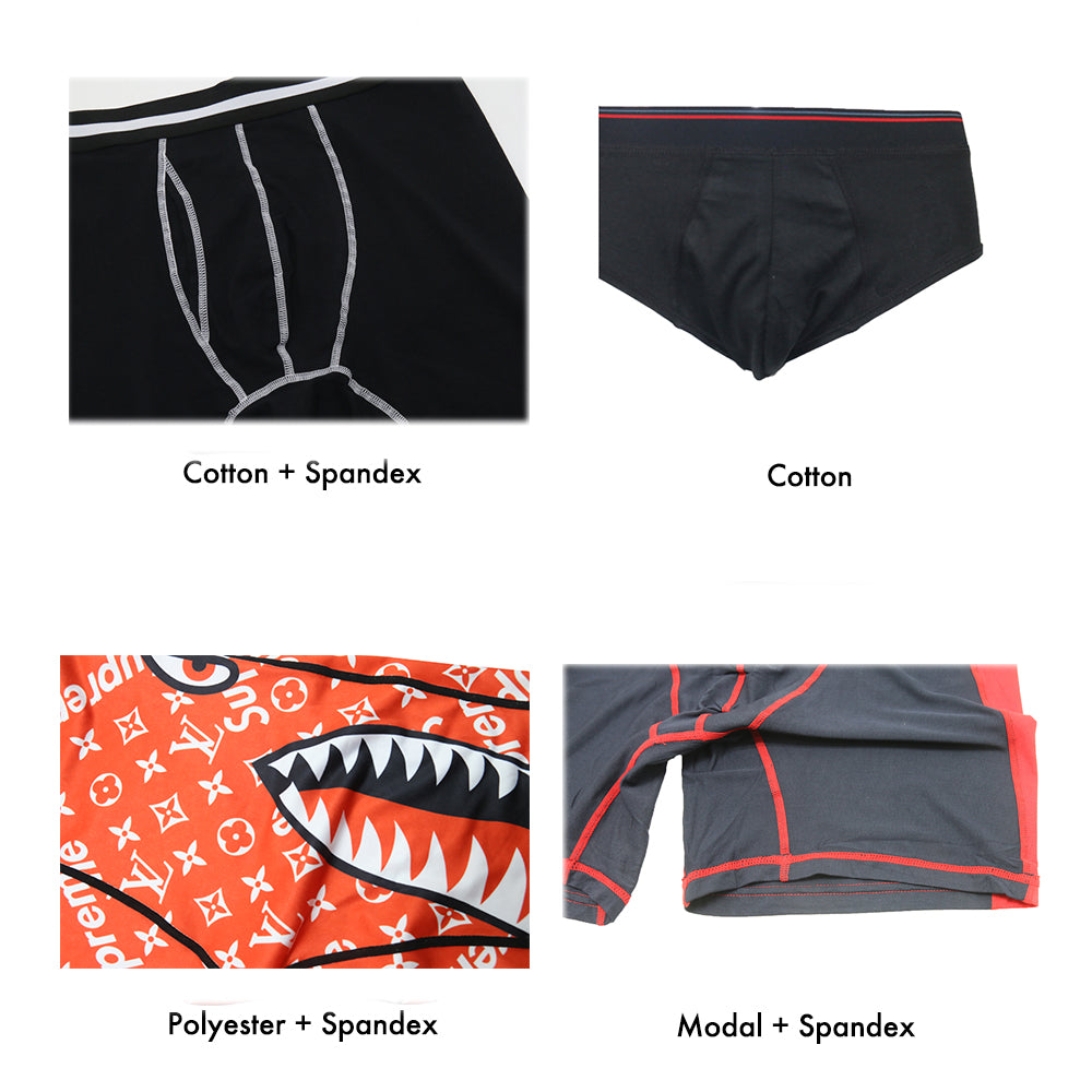 Wholesale Customize Words Print Long Leg Breathable Cotton Men Boxers -  China Underwear and Boxers price